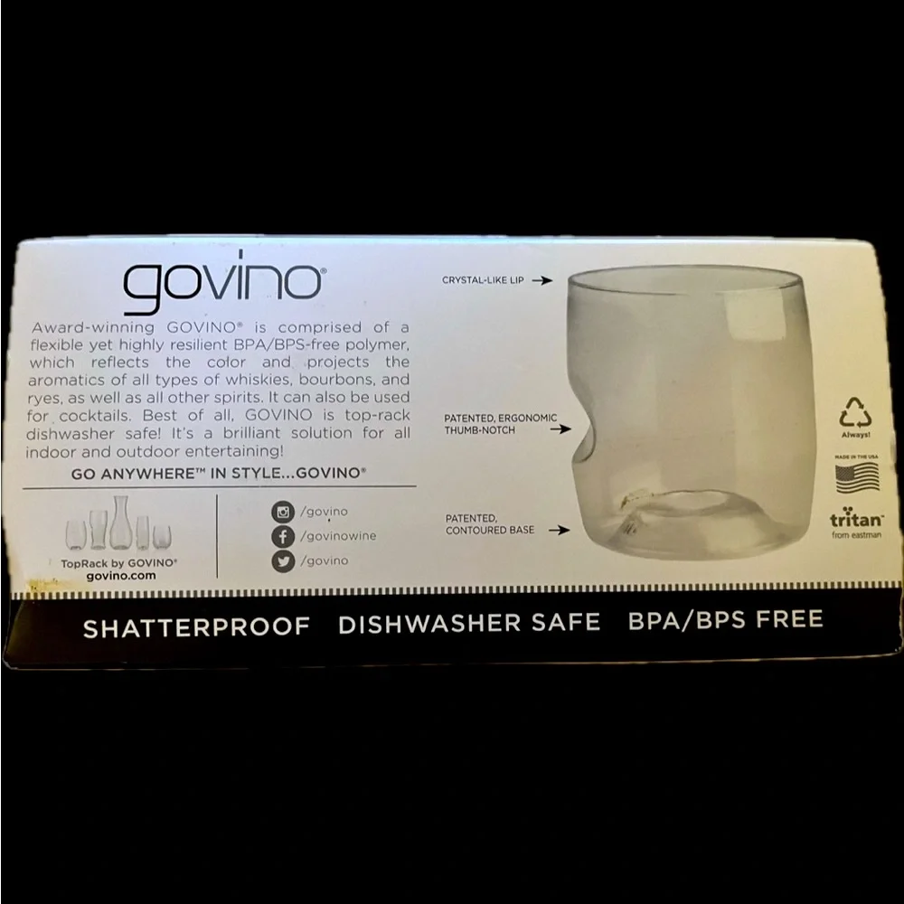 Shatterproof Glasses Set - Set of 4